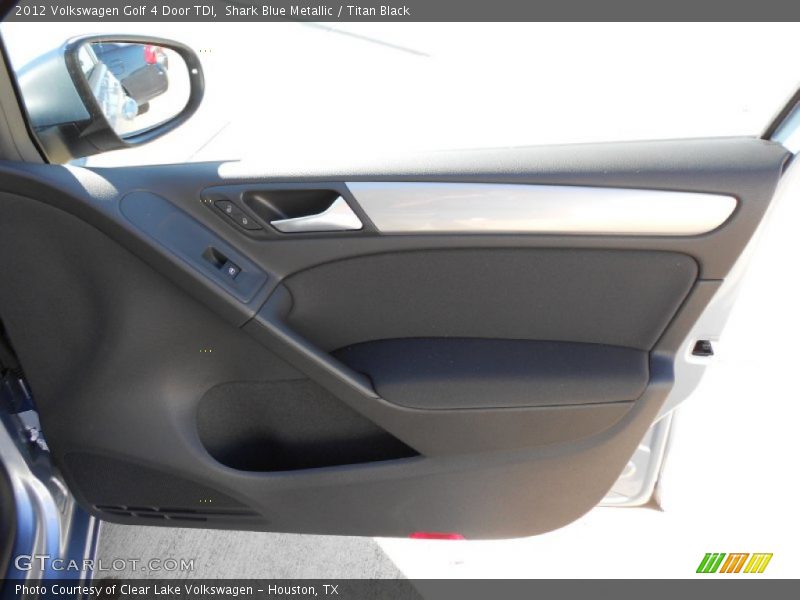Shark Blue Metallic / Titan Black 2012 Volkswagen Golf 4 Door TDI