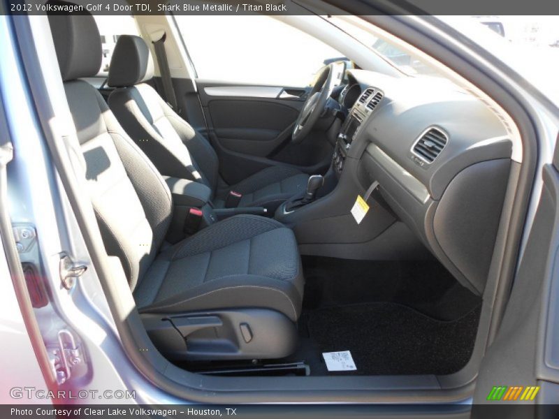 Shark Blue Metallic / Titan Black 2012 Volkswagen Golf 4 Door TDI