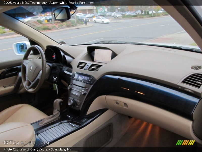 Aspen White Pearl / Parchment 2008 Acura MDX Technology