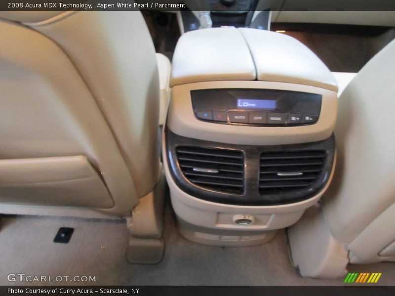 Aspen White Pearl / Parchment 2008 Acura MDX Technology