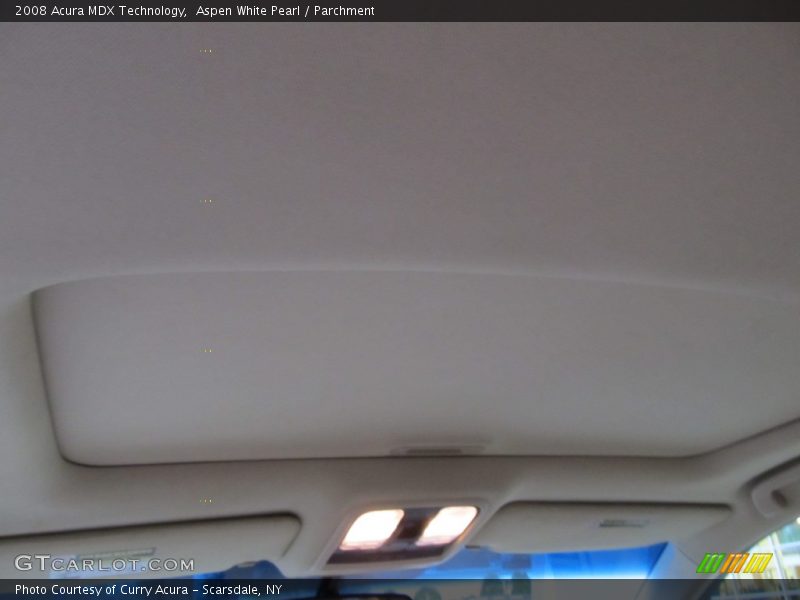Aspen White Pearl / Parchment 2008 Acura MDX Technology