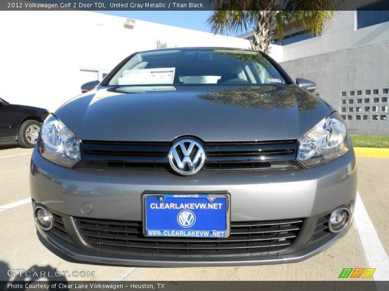 United Gray Metallic / Titan Black 2012 Volkswagen Golf 2 Door TDI