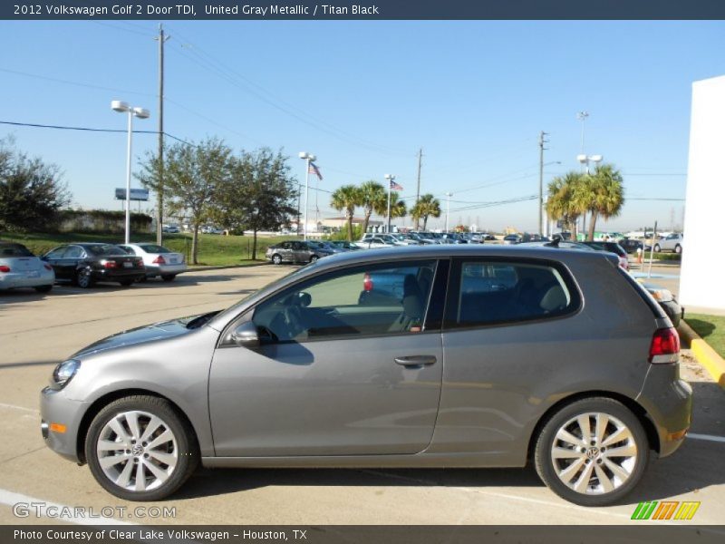 United Gray Metallic / Titan Black 2012 Volkswagen Golf 2 Door TDI