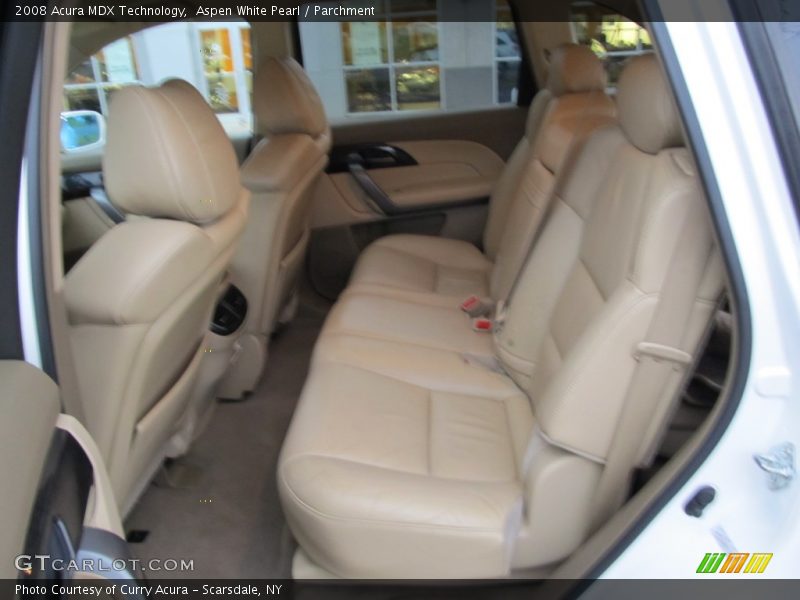Aspen White Pearl / Parchment 2008 Acura MDX Technology