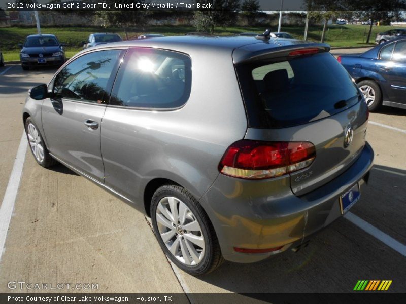 United Gray Metallic / Titan Black 2012 Volkswagen Golf 2 Door TDI