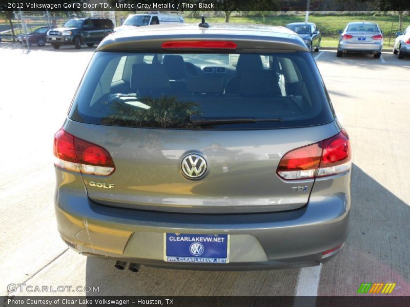 United Gray Metallic / Titan Black 2012 Volkswagen Golf 2 Door TDI