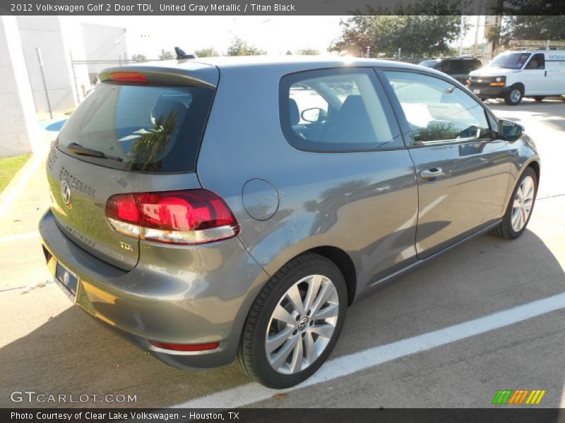 United Gray Metallic / Titan Black 2012 Volkswagen Golf 2 Door TDI