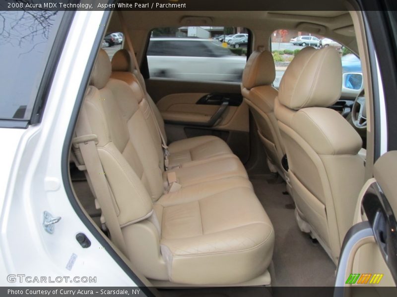 Aspen White Pearl / Parchment 2008 Acura MDX Technology