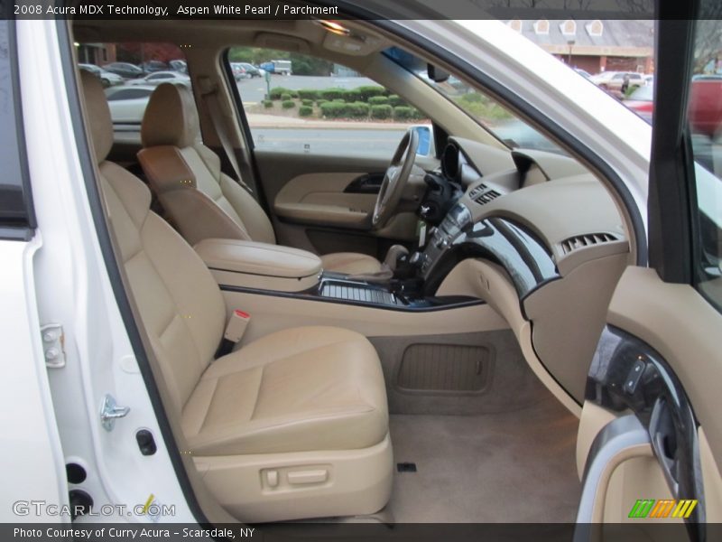Aspen White Pearl / Parchment 2008 Acura MDX Technology