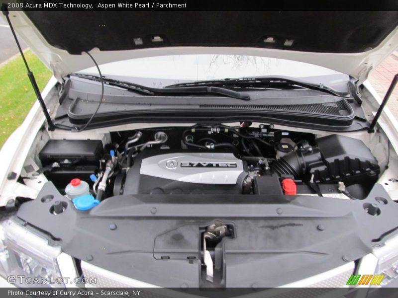 Aspen White Pearl / Parchment 2008 Acura MDX Technology