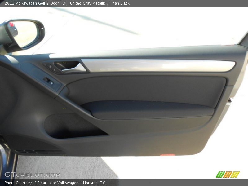 United Gray Metallic / Titan Black 2012 Volkswagen Golf 2 Door TDI