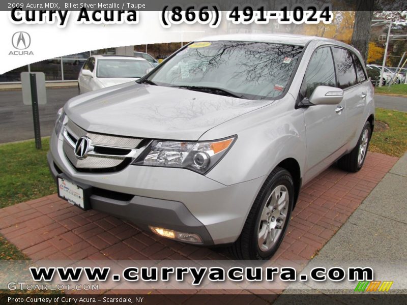 Billet Silver Metallic / Taupe 2009 Acura MDX