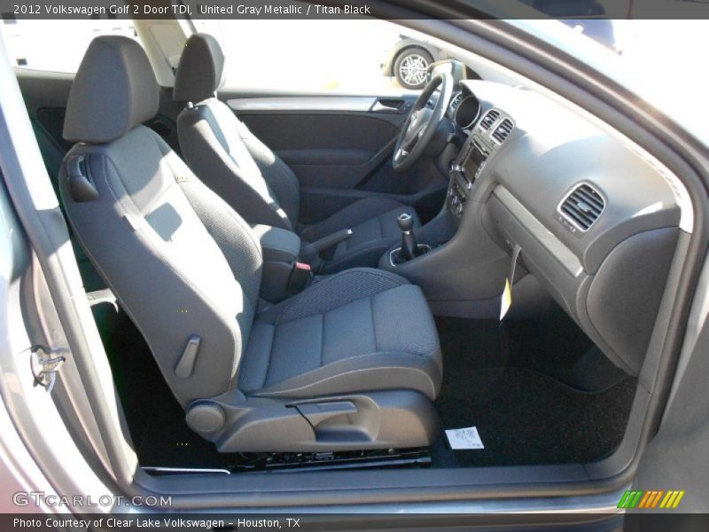 United Gray Metallic / Titan Black 2012 Volkswagen Golf 2 Door TDI