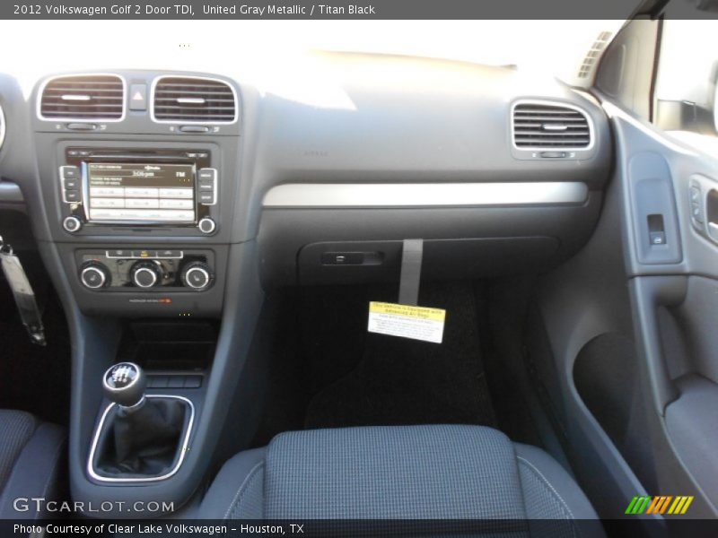 United Gray Metallic / Titan Black 2012 Volkswagen Golf 2 Door TDI