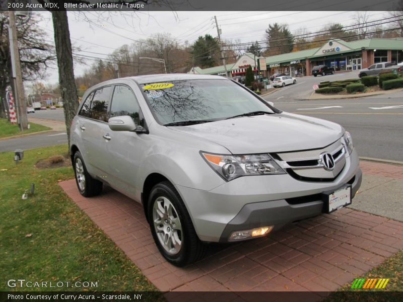 Billet Silver Metallic / Taupe 2009 Acura MDX