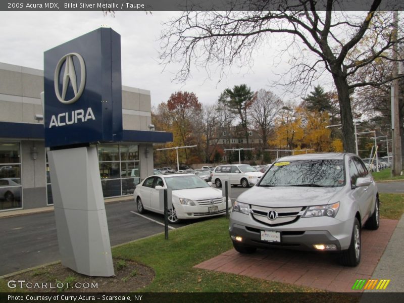 Billet Silver Metallic / Taupe 2009 Acura MDX