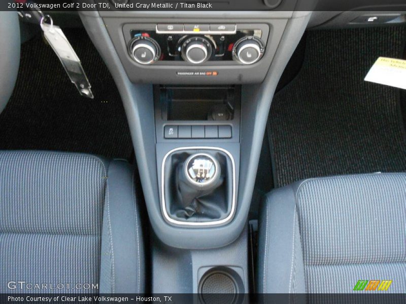 United Gray Metallic / Titan Black 2012 Volkswagen Golf 2 Door TDI
