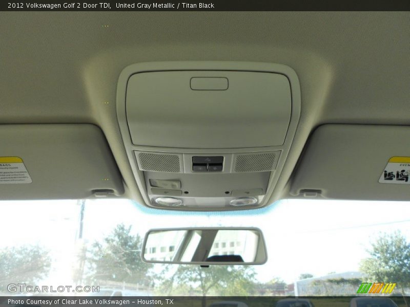 United Gray Metallic / Titan Black 2012 Volkswagen Golf 2 Door TDI