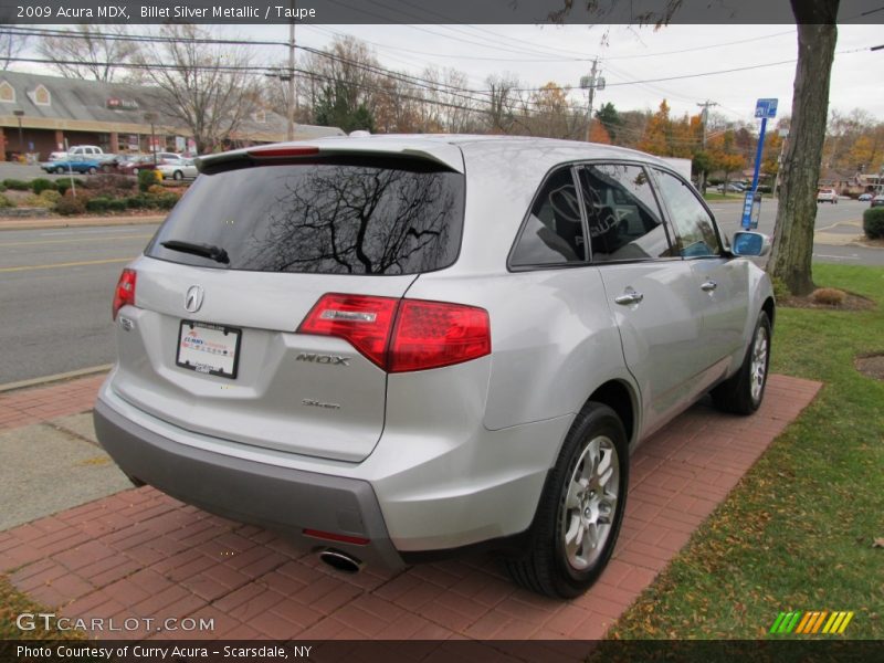 Billet Silver Metallic / Taupe 2009 Acura MDX