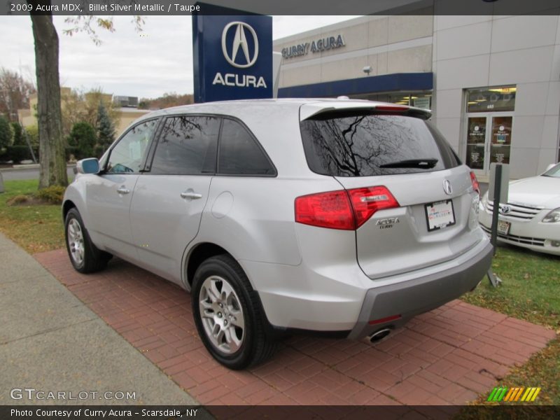 Billet Silver Metallic / Taupe 2009 Acura MDX