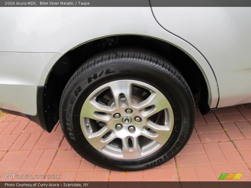 Billet Silver Metallic / Taupe 2009 Acura MDX