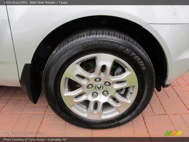 Billet Silver Metallic / Taupe 2009 Acura MDX