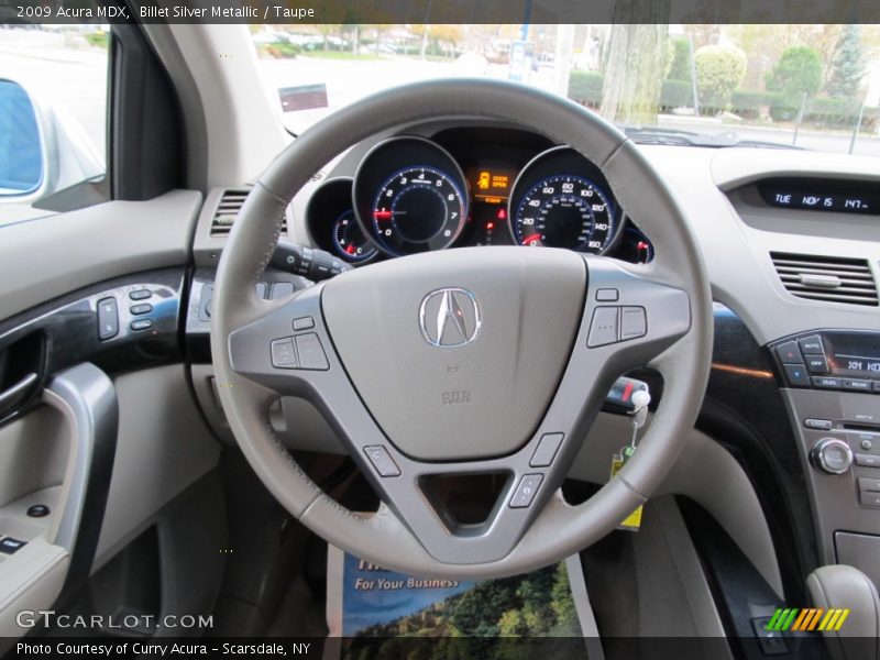 Billet Silver Metallic / Taupe 2009 Acura MDX