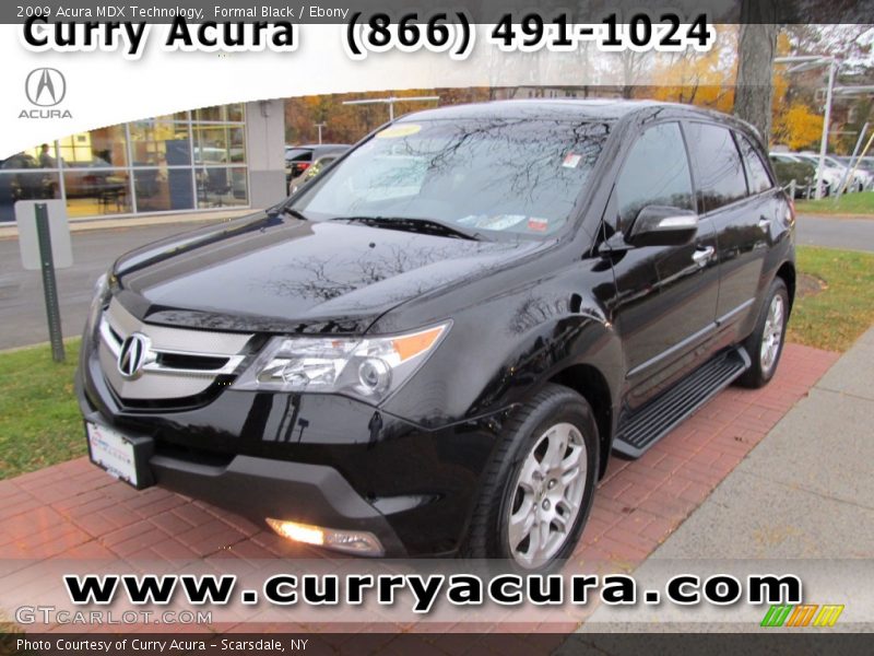 Formal Black / Ebony 2009 Acura MDX Technology