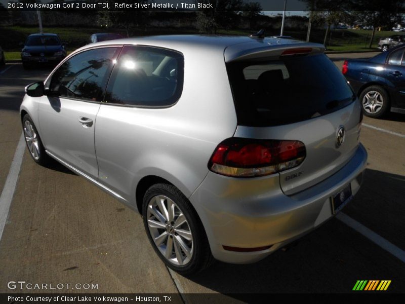 Reflex Silver Metallic / Titan Black 2012 Volkswagen Golf 2 Door TDI