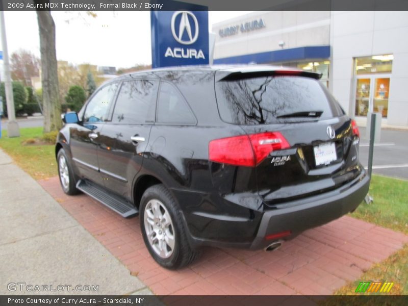 Formal Black / Ebony 2009 Acura MDX Technology