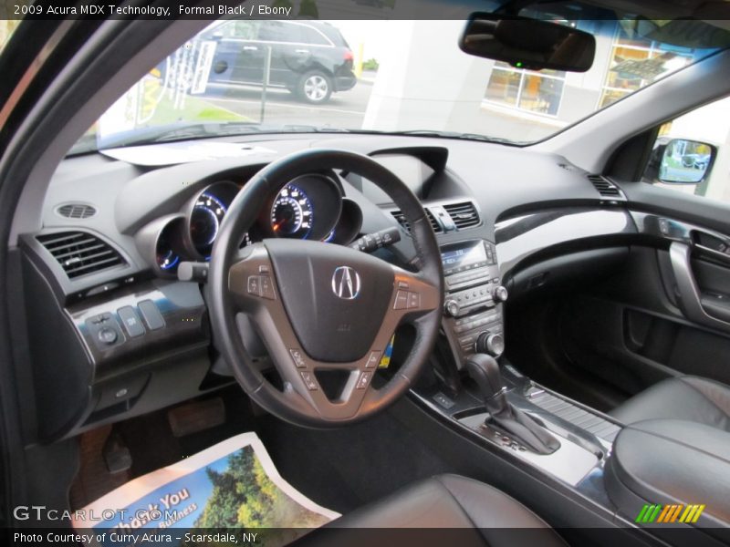 Formal Black / Ebony 2009 Acura MDX Technology