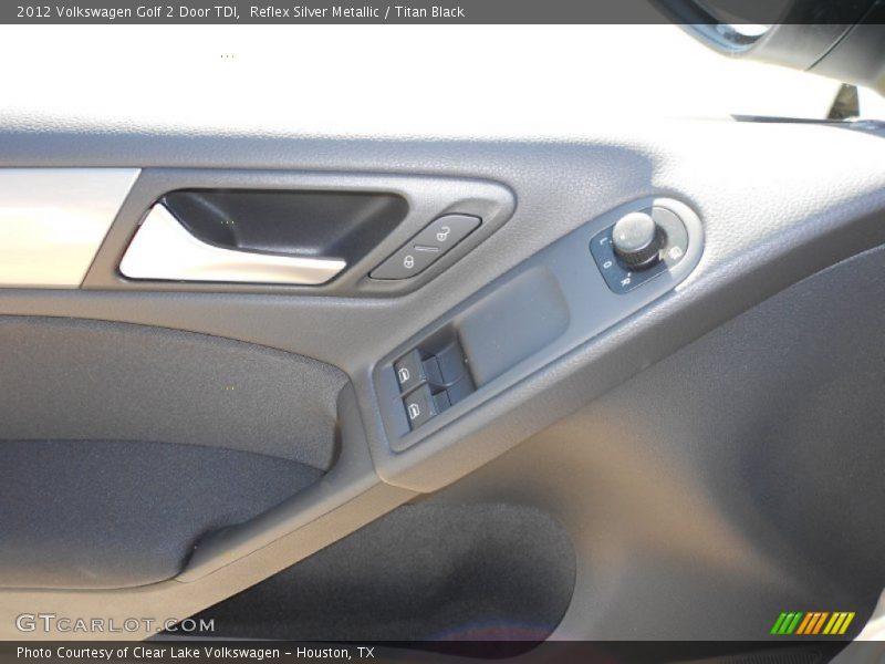 Reflex Silver Metallic / Titan Black 2012 Volkswagen Golf 2 Door TDI