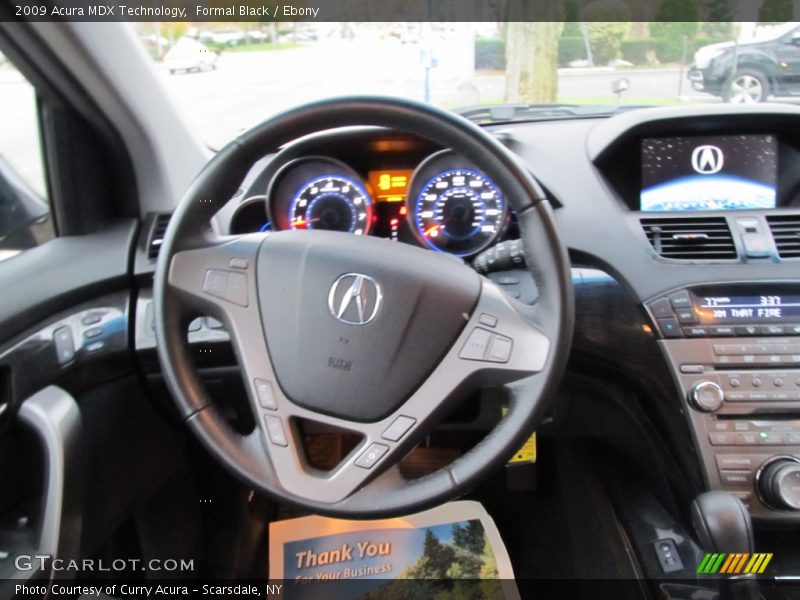 Formal Black / Ebony 2009 Acura MDX Technology