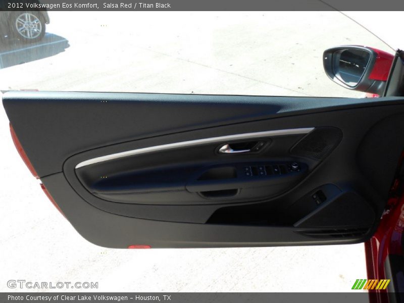 Salsa Red / Titan Black 2012 Volkswagen Eos Komfort