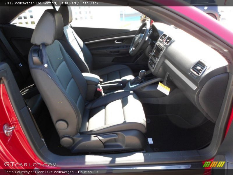 Salsa Red / Titan Black 2012 Volkswagen Eos Komfort