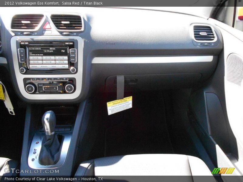 Salsa Red / Titan Black 2012 Volkswagen Eos Komfort