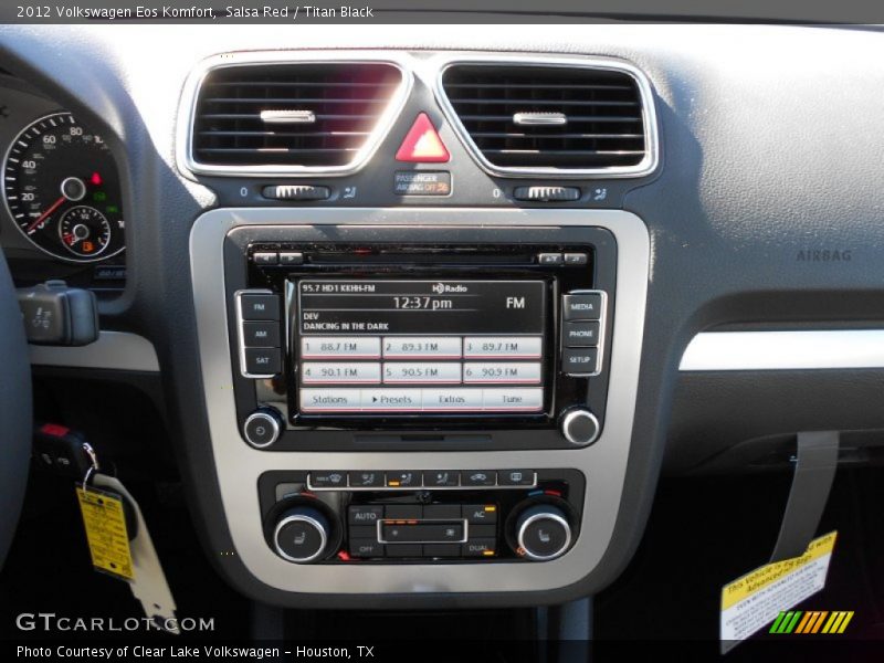 Salsa Red / Titan Black 2012 Volkswagen Eos Komfort