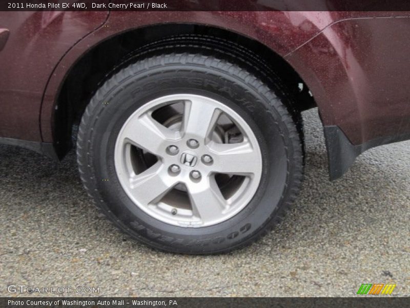 Dark Cherry Pearl / Black 2011 Honda Pilot EX 4WD