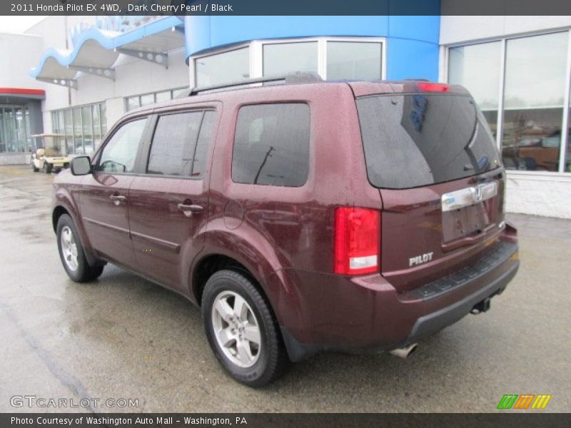 Dark Cherry Pearl / Black 2011 Honda Pilot EX 4WD