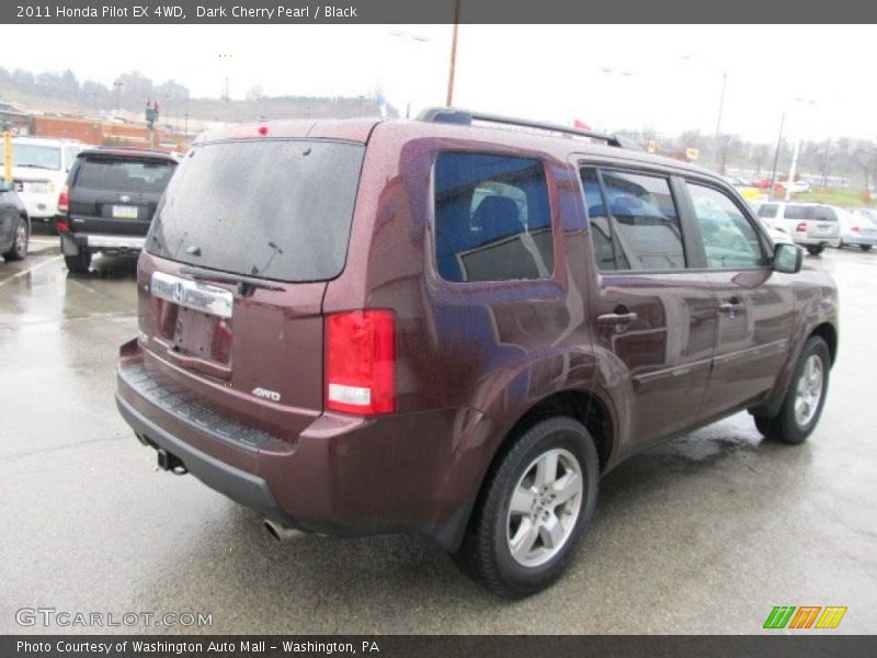 Dark Cherry Pearl / Black 2011 Honda Pilot EX 4WD