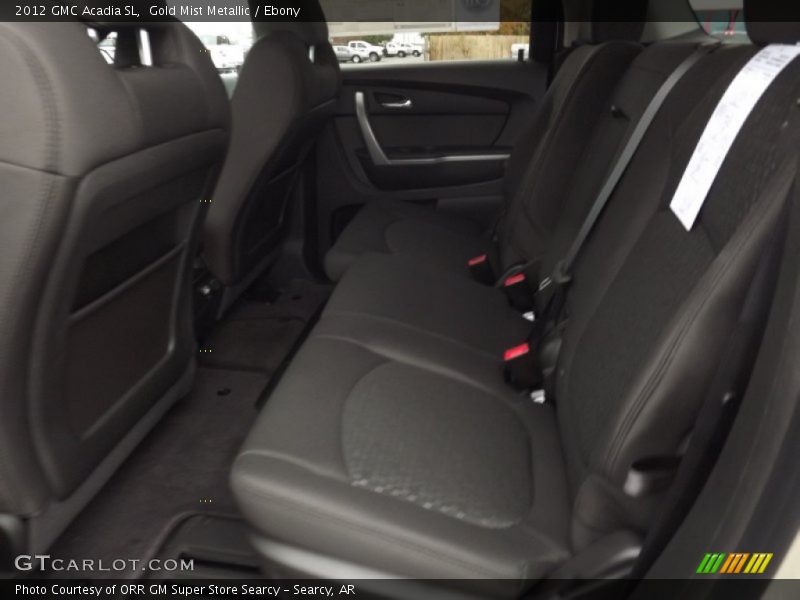 Gold Mist Metallic / Ebony 2012 GMC Acadia SL