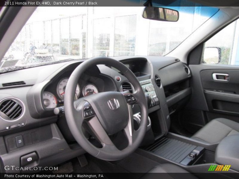 Dark Cherry Pearl / Black 2011 Honda Pilot EX 4WD