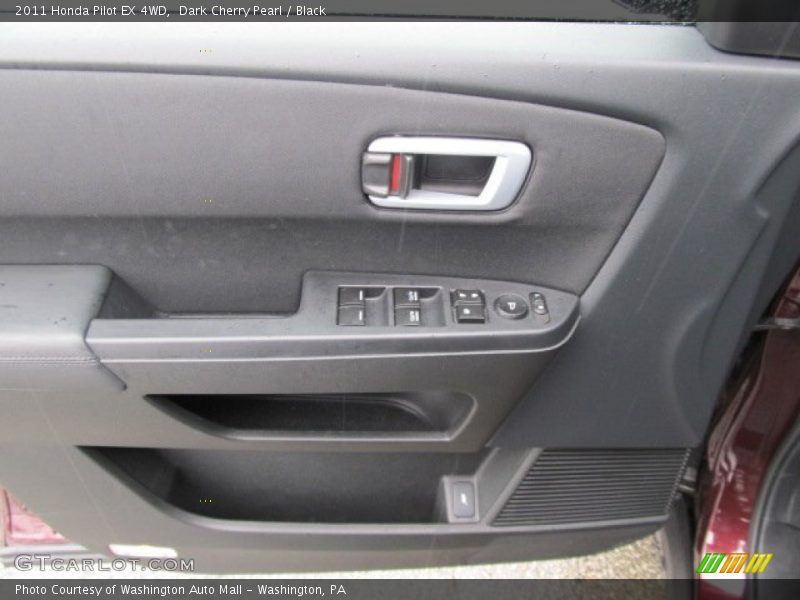 Dark Cherry Pearl / Black 2011 Honda Pilot EX 4WD