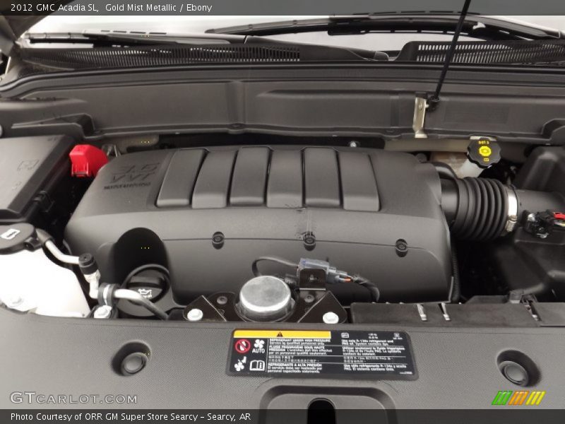 Gold Mist Metallic / Ebony 2012 GMC Acadia SL