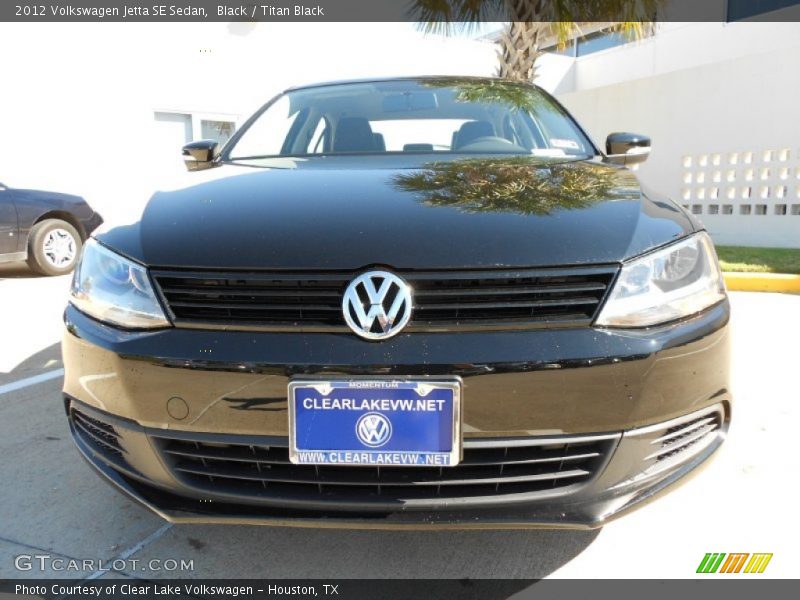 Black / Titan Black 2012 Volkswagen Jetta SE Sedan