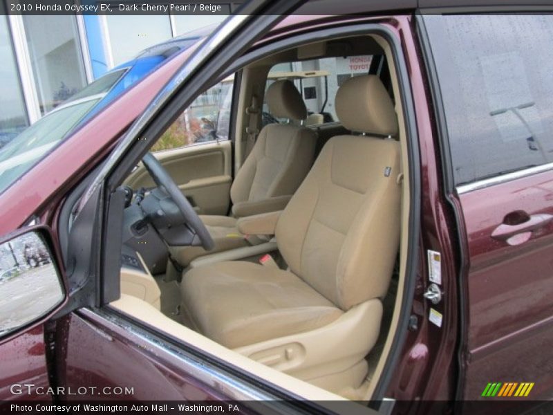 Dark Cherry Pearl / Beige 2010 Honda Odyssey EX