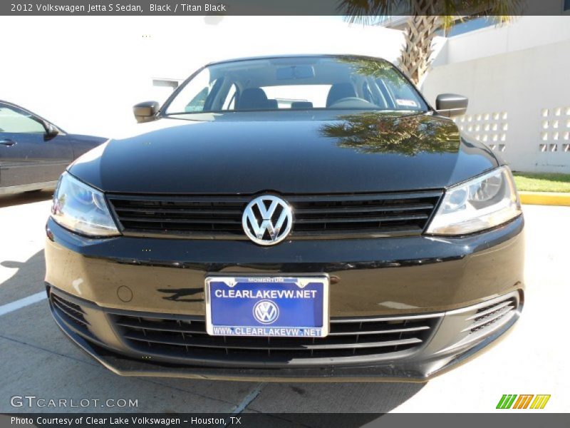 Black / Titan Black 2012 Volkswagen Jetta S Sedan