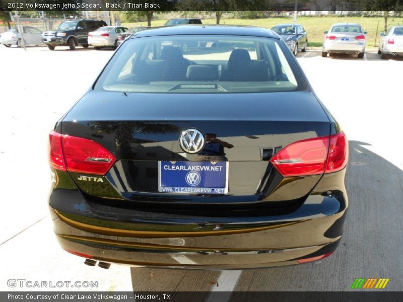 Black / Titan Black 2012 Volkswagen Jetta S Sedan