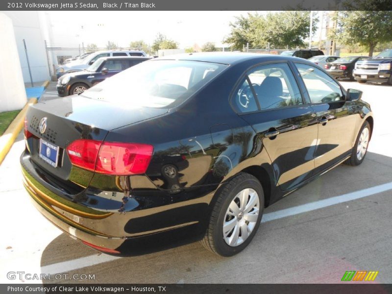 Black / Titan Black 2012 Volkswagen Jetta S Sedan