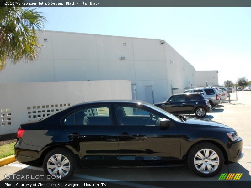 Black / Titan Black 2012 Volkswagen Jetta S Sedan